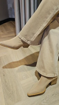 MIS Elastic laarzen beige