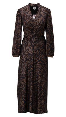 Kdesign D317 Maxi jurk met vhals & print