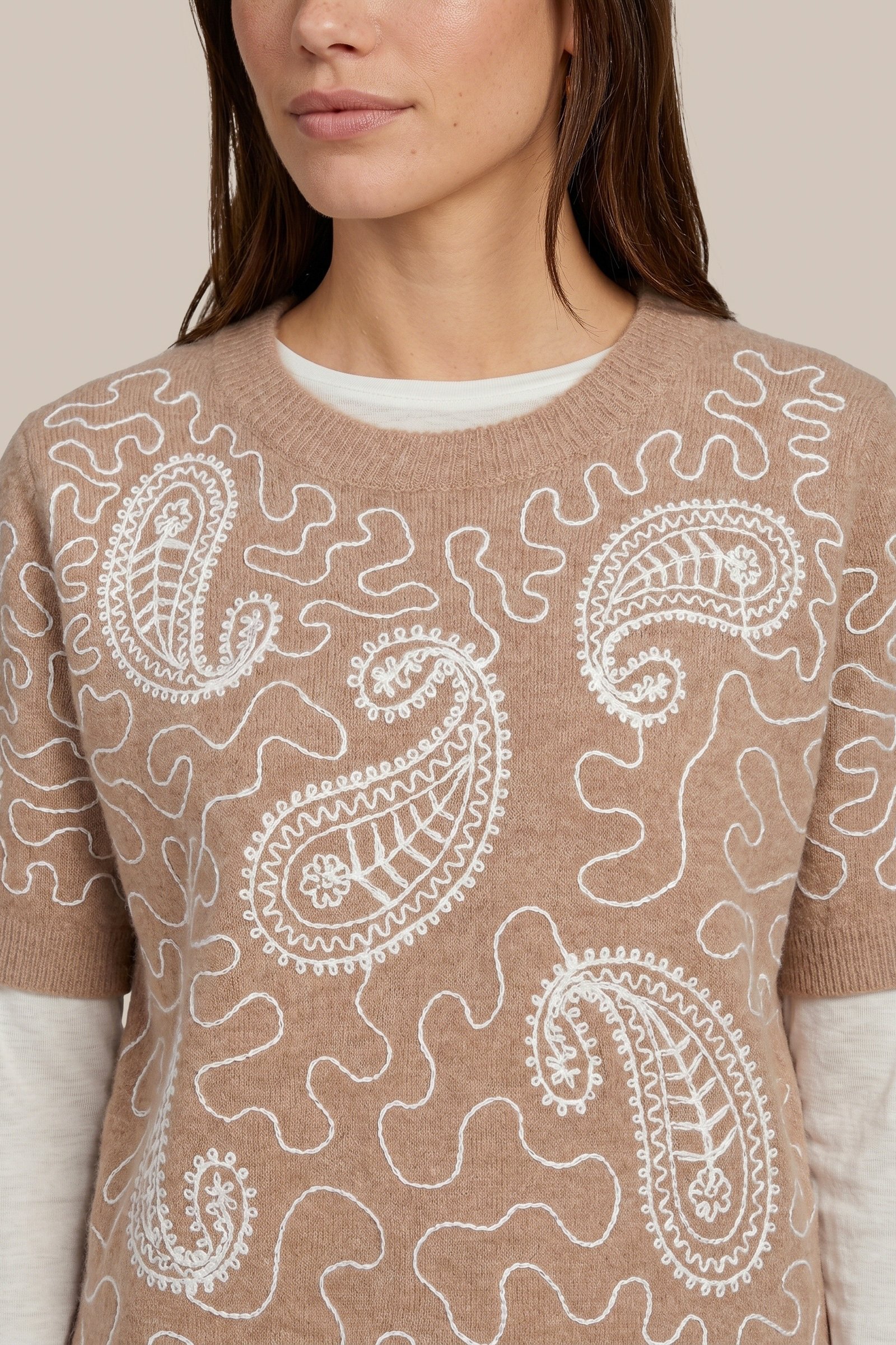 C&S Waisley knit pullover Sand - Afbeelding 2