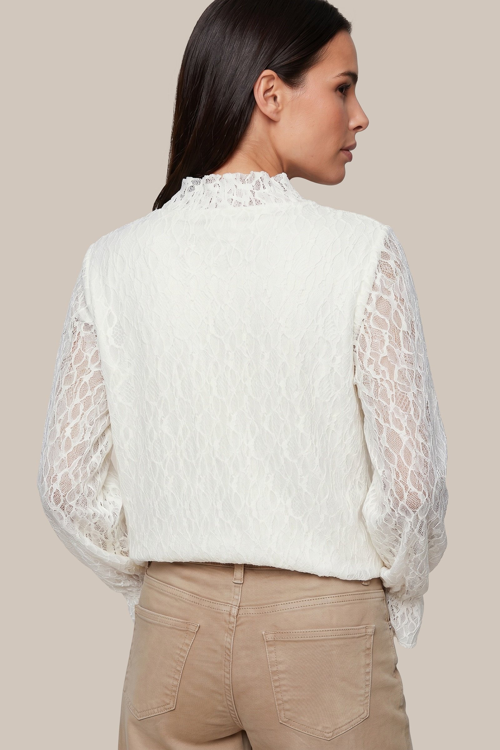 G-maxx Eabha Top wool white - Afbeelding 2
