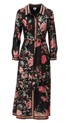 Kdesign D603  Maxi jurk met bloemenprint