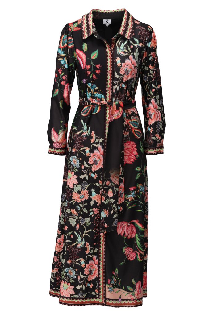 Kdesign D603 Maxi jurk met bloemenprint