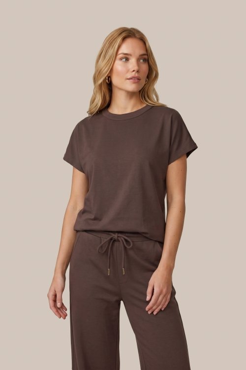 C&S Liliana Top Mocha Brown