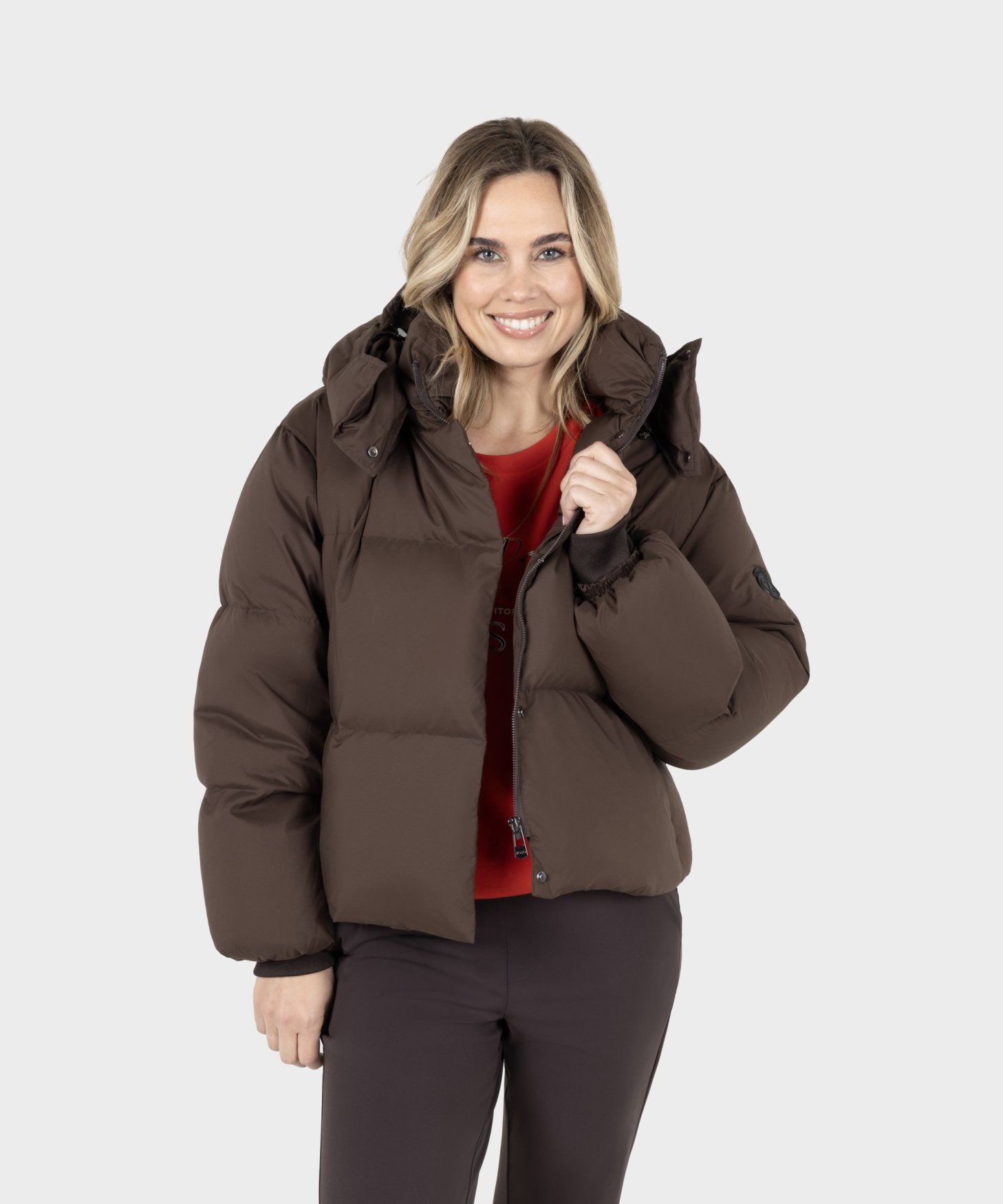 Zoso Chloe jas espresso 264 - Afbeelding 2