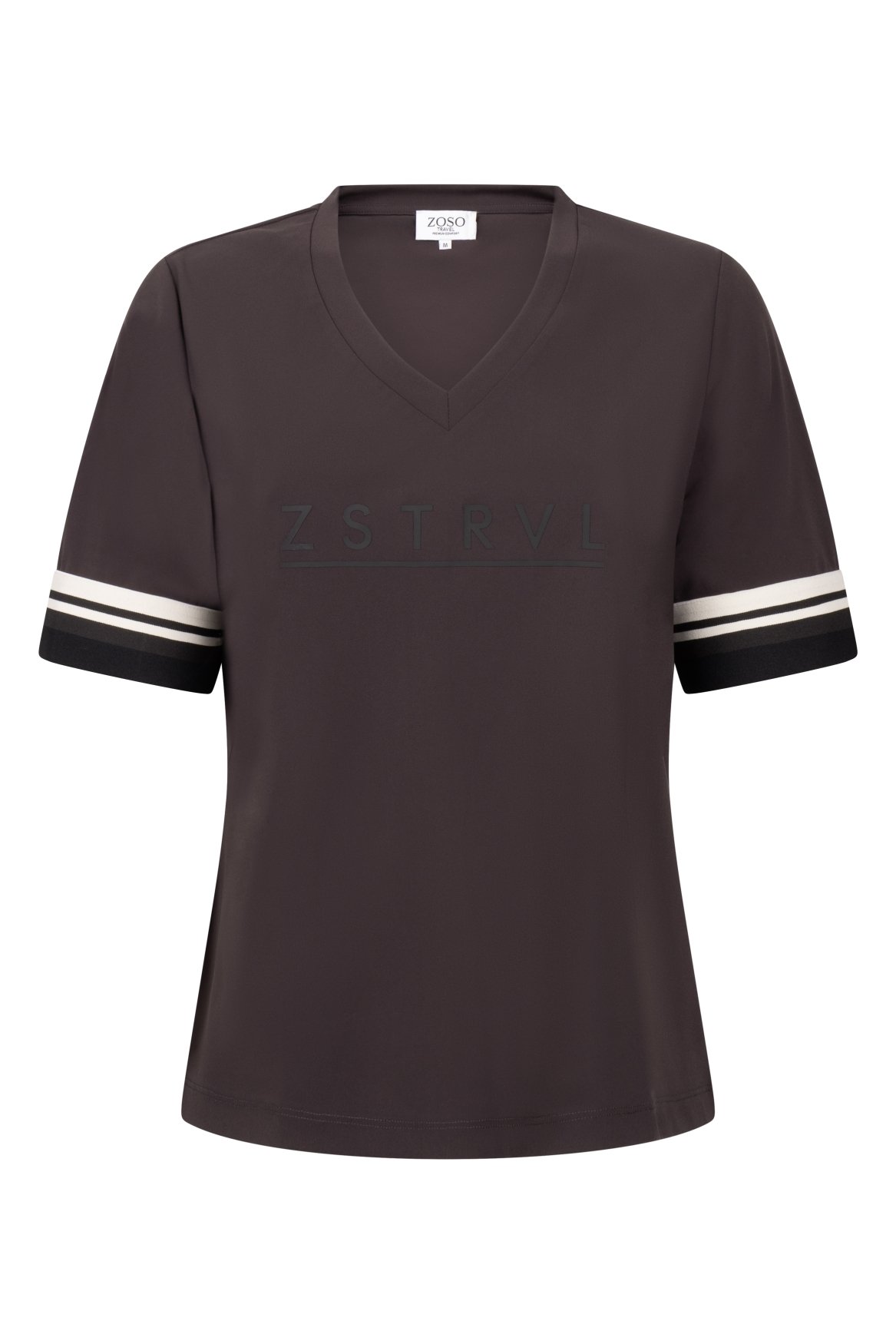Zoso Desiree espresso T shirt 264