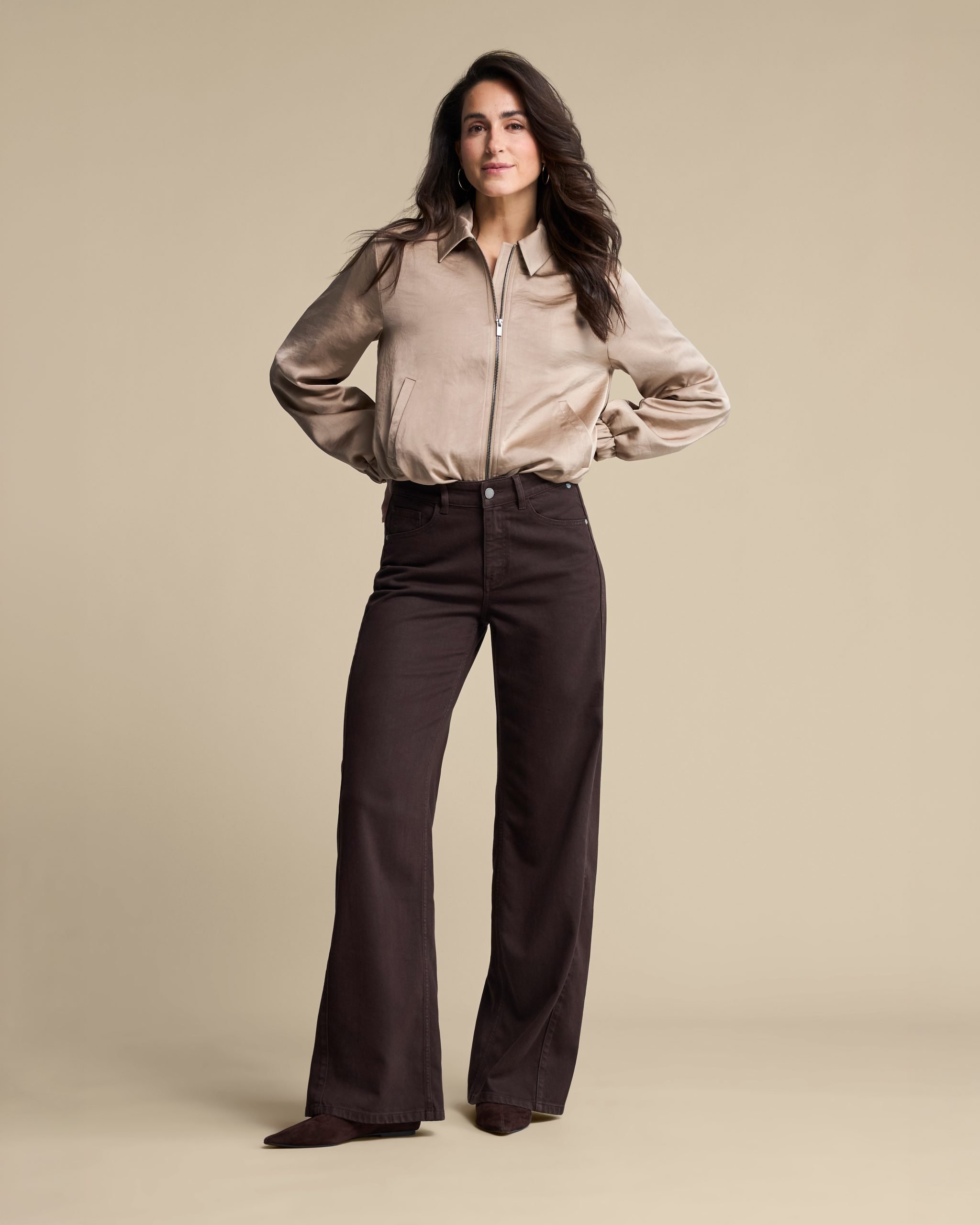 Red Button Claudette L31 tencel espresso - Afbeelding 4