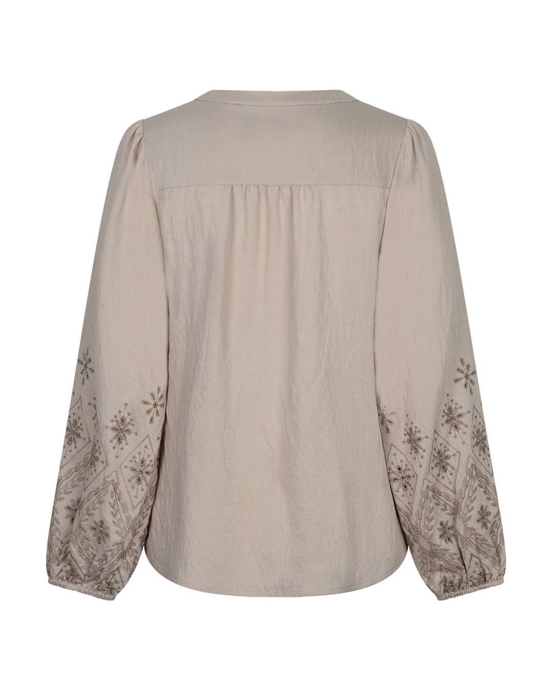 Red Button Blouse embroidery truffle - Afbeelding 2