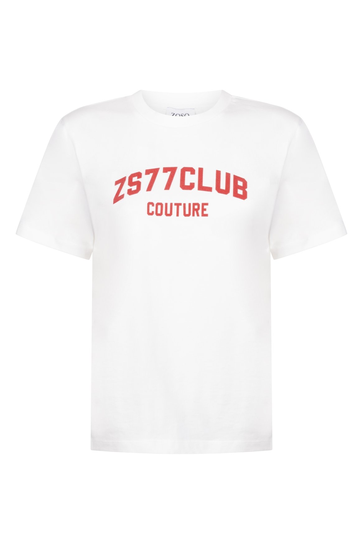 Zoso Couture tshirt 264 ivory/red - Afbeelding 4